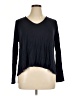 Lou & Grey Black Long Sleeve Top Size XL - photo 1