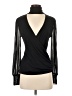 Express 100% Polyester Black Long Sleeve Blouse Size S - photo 1