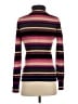 Etcetera Stripes Purple Silk Pullover Sweater Size S - photo 2