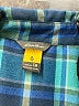 Eddie Bauer Plaid Teal Long Sleeve Blouse Size M (tall) - photo 7