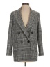 MNG Suit Houndstooth Gray Blazer Size 4 - photo 1