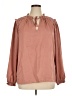 Knox Rose 100% Polyester Pink Long Sleeve Blouse Size XL - photo 1
