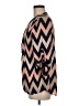 Wishful Park 100% Polyester Chevron-herringbone Tan 3/4 Sleeve Blouse Size M - photo 5