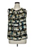 Christopher & Banks 100% Polyester Blue Sleeveless Blouse Size XL - photo 1
