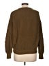 American Apparel 100% Cotton Solid Brown Pullover Sweater Size L - photo 2