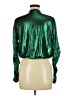 Lavish Green Long Sleeve Blouse Size M - photo 2