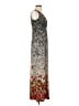 Chaps Print Gray Cocktail Dress Size S - photo 4