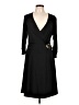 Cache Solid Black Casual Dress Size L - photo 1