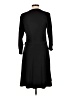 Cache Solid Black Casual Dress Size L - photo 2