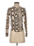 ALLSAINTS 100% Wool Animal Print Tan Wool Cardigan Size XS - photo 1