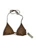 J.Crew Animal Print Brown Tan Swimsuit Top Size S - photo 1