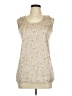 West Kei 100% Polyester Gold Sleeveless Blouse Size M - photo 1