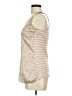 West Kei 100% Polyester Gold Sleeveless Blouse Size M - photo 5