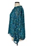 Lilly Pulitzer Print Teal Long Sleeve Blouse Size XL - photo 5