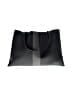 Vince Camuto 100% Leather Stripes Black Leather Tote One size - photo 1