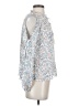 Ulla Johnson 100% Silk Paisley Ivory 3/4 Sleeve Silk Top Size 2 - photo 4