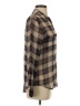 Equipment Plaid Brown Long Sleeve Blouse Size XS - photo 4