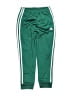 Adidas 100% Polyester Green Track Pants Size 7 - photo 1