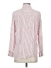 Rails 100% Rayon Stripes Pink Long Sleeve Blouse Size XS - photo 2