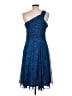Halston Heritage 100% Polyester Blue Cocktail Dress Size 12 - photo 2