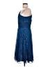 Halston Heritage 100% Polyester Blue Cocktail Dress Size 12 - photo 5