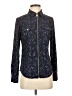 MICHAEL Michael Kors 100% Polyester Paisley Blue Long Sleeve Blouse Size XS - photo 1