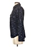 MICHAEL Michael Kors 100% Polyester Paisley Blue Long Sleeve Blouse Size XS - photo 5