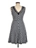 Pixley 100% Polyester Polka Dots Blue Cocktail Dress Size M - photo 2