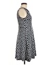 Pixley 100% Polyester Polka Dots Blue Cocktail Dress Size M - photo 4