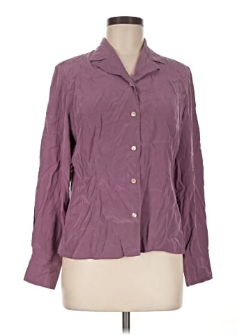 Austin Reed Long Sleeve Silk Top (view 1)