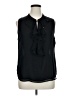 Tommy Hilfiger 100% Polyester Black Sleeveless Blouse Size XL - photo 1