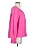 Sundry Pink Long Sleeve Blouse Size Sm (1) - photo 4