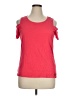 MICHAEL Michael Kors Red Short Sleeve Top Size XL - photo 1