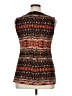 New Directions Brown Sleeveless Blouse Size XL - photo 2