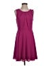Express 100% Polyester Solid Burgundy Cocktail Dress Size XXS (estimated) - photo 1