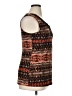New Directions Brown Sleeveless Blouse Size XL - photo 4