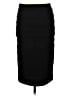 Diane von Furstenberg 100% Wool Solid Black Wool Skirt Size 8 - photo 2