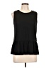 Halogen Black Sleeveless Top Size L - photo 1