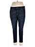 Democracy Solid Blue Jeans Size 18 - photo 1