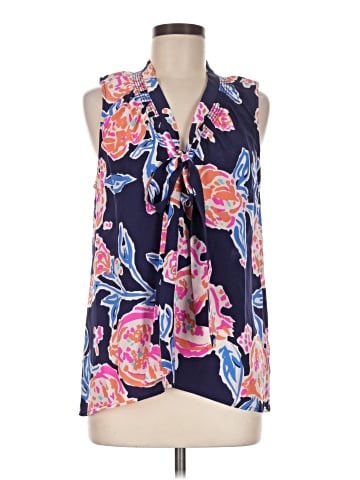Lilly Pulitzer Sleeveless Silk Top (view 1)