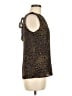 Tory Burch 100% Silk Brown Sleeveless Silk Top Size 8 - photo 4