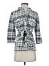 Vanity Plaid Gray Blazer Size S - photo 1