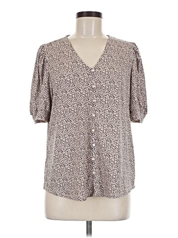 Adrianna Papell Short Sleeve Blouse (view 1)