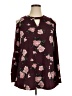 A. Byer Floral Burgundy Pullover Sweater Size XL - photo 1