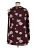 A. Byer Floral Burgundy Pullover Sweater Size XL - photo 2