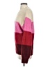 Skies Are Blue Color Block Burgundy Pullover Sweater Size S - photo 5