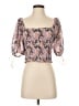 Free People Pink 3/4 Sleeve Blouse Size S - photo 1