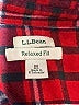 L.L.Bean Plaid Red Long Sleeve Button-Down Shirt Size M - photo 7