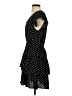 Assorted Brands 100% Polyester Polka Dots Black Casual Dress Size S - photo 5