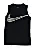Nike 100% Polyester Black Active Tank Size M (kids) - photo 1